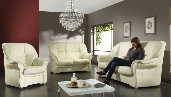 Sofas Couch Upholstery Suite Couches Faux Leather Sofa Set 3+2+1