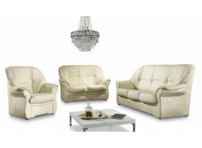 Design Relax Sofas Couch Upholstery Three-Seater Couches Faux Leather Sofa