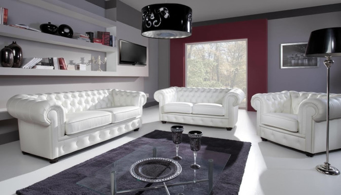 Classic Chesterfield Couch 3+1 Seater Sofa Set Velvet Furniture