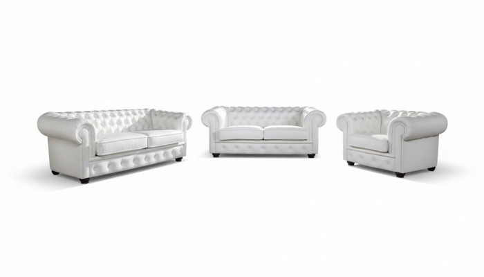 Sofa 3-seater Chesterfield design relax sofas upholstered modern couches