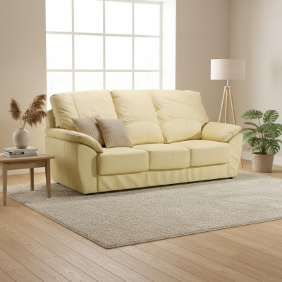 Genuine Leather Sofa Set Couch 3+2 Seat Modern Design Upholstery Suite