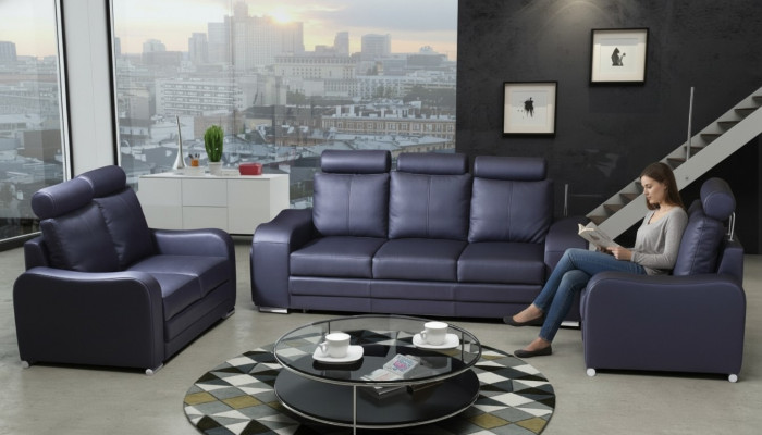 Sofa set 3+2+1 seater set design sofas upholstered couches leather relax