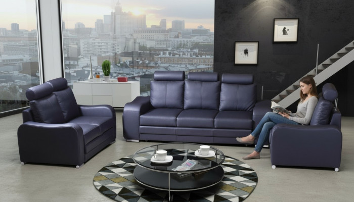 Sofa set 3+1 seater set design sofas upholstery couches leather relax