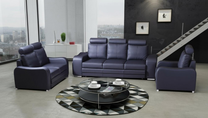 Sofa set 3+1 seater set design sofas upholstery couches leather relax