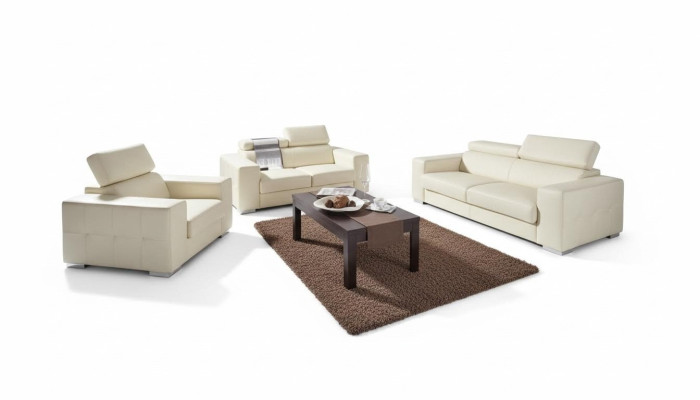 Sofa 3 Seater Design Sofas Upholstered Couches Leather Relax Modern Three-seater