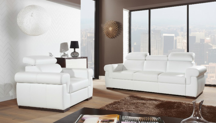 Genuine Leather Sofa Set 3+1 Seat Modern Sofa Couch Design Upholstery Suite Set
