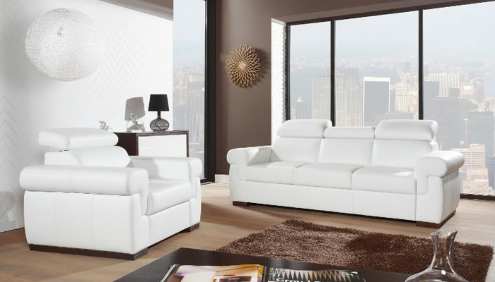 Genuine Leather Sofa Set 3+2 Seat Modern Sofa Couch Design Upholstery Set