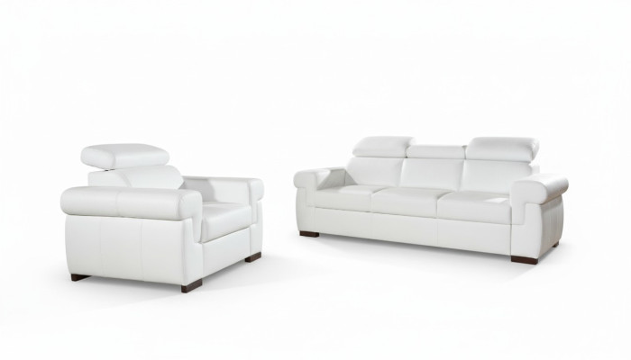 Genuine Leather Sofa Set 3+2 Seat Modern Sofa Couch Design Upholstery Set