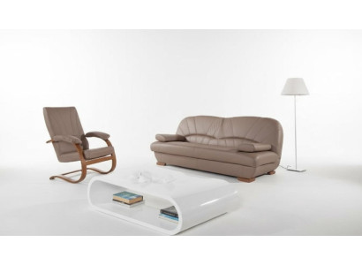 Classic living room set 3+1+1 100% full leather couch seat sofa
