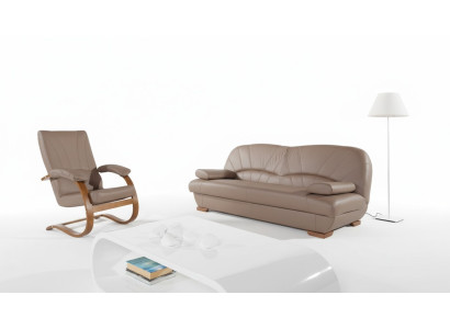 Design sofa genuine leather sofa suite 3+1 seat modern couch upholstery