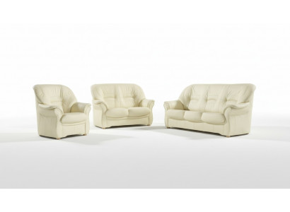 Sofa 3-seater design sofas upholstery couches leather relax decor modern seat