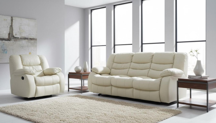 Adjustable Sofa Set Electric Footrests Leather Couch Sofa Cinema
