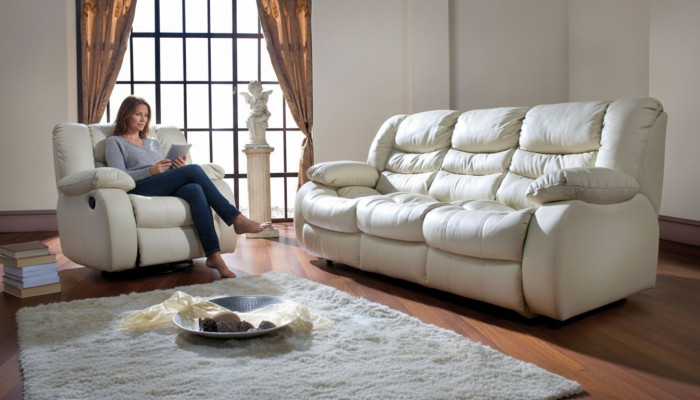 Adjustable Sofa Set Electric Leather Footrest Couch Sofa Cinema