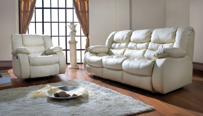 Cinema Couch Three-Seater Couch 2-Seater Upholstered Sofa Leather Sofas Couches