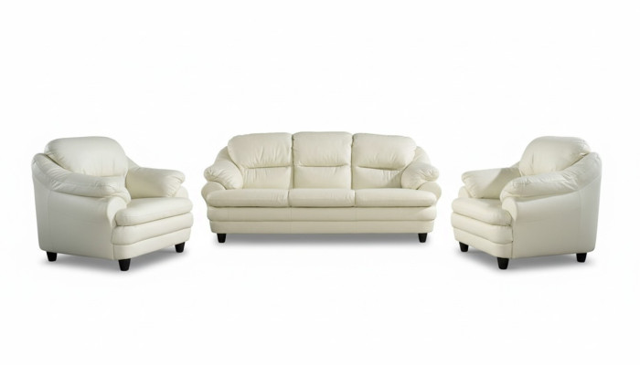 Sofa set 3+1+1 seater set design sofas upholstery relax lounges leather