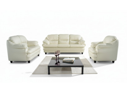 Sofa 2-seater design sofas upholstered couches leather relax decor modern seating