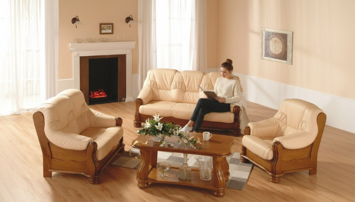 Three-seater couch classic couch upholstered sofa 3-seater leather couches