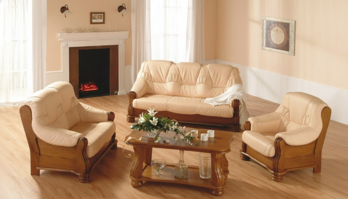 Three-seater couch classic couch upholstered sofa 3-seater leather couches