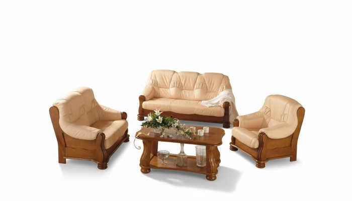Three-seater couch classic couch upholstered sofa 3-seater leather couches