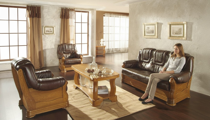 Classic Sofa Set 3+1 Seater Classic Living Room Landscape Sofas Couches