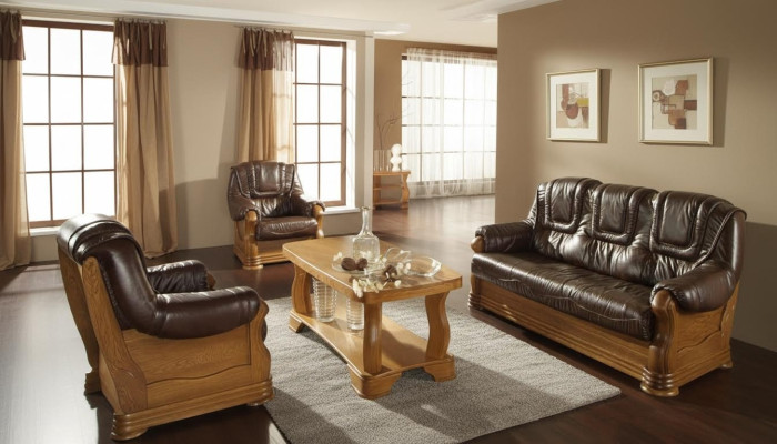 Classic Sofa Set 3+1 Seater Classic Living Room Landscape Sofas Couches