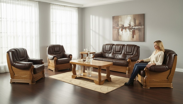 Sofa set 3+2+2 seater classic living room sofas couches upholstery new