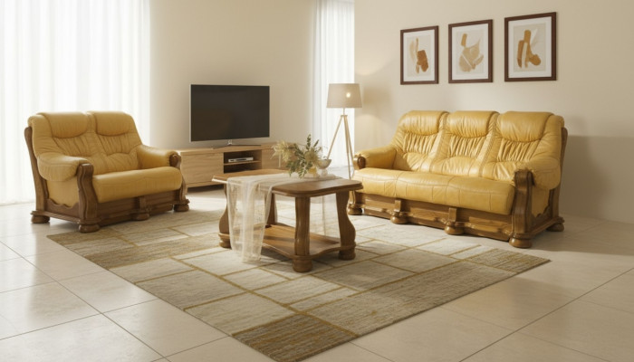 Sofa set 3+2+2 seater classic living room landscape couches sofas upholstery new