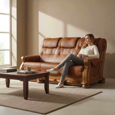 Sofa set 3+1 seater classic living room landscape couches sofas upholstery