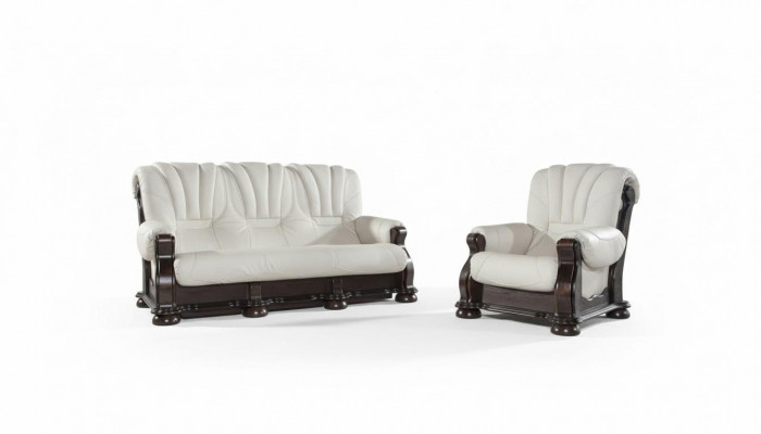 Classic three-seater couch upholstered sofa 3-seater leather couches leather sofa