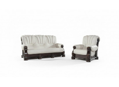 Classic three-seater couch upholstered sofa 3-seater leather couches leather sofa