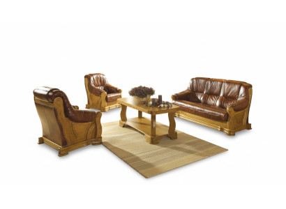 Classic Two-Seater Couch Leather Sofa New Upholstered Sofa 2-Seater Leather