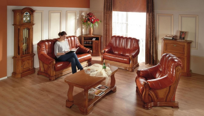 Sofa set 3+1 seater classic couches living room landscape upholstered sofas