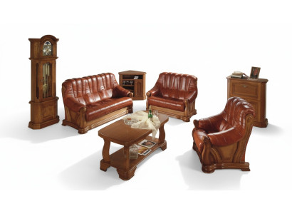 Sofa three-seater couch classic new upholstery 3-seater leather couches