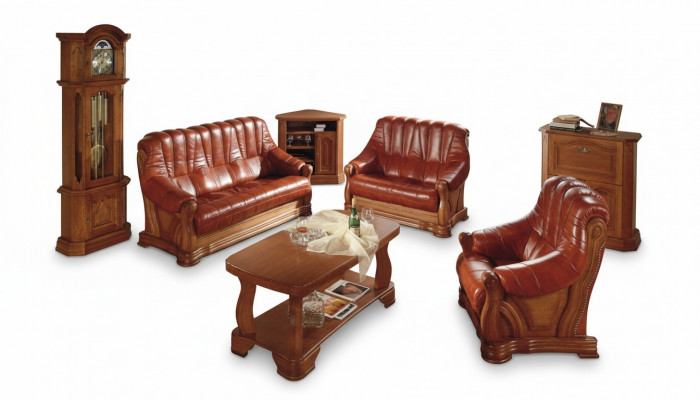 Classic two-seater couch sofas upholstered sofa 2-seater leather couches