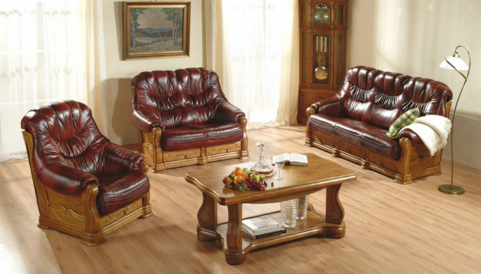 Sofa set 3+1+1 Seater Classic living room landscape upholstered sofas couches new