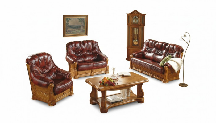 Sofa set 3+1+1 Seater Classic living room landscape upholstered sofas couches new
