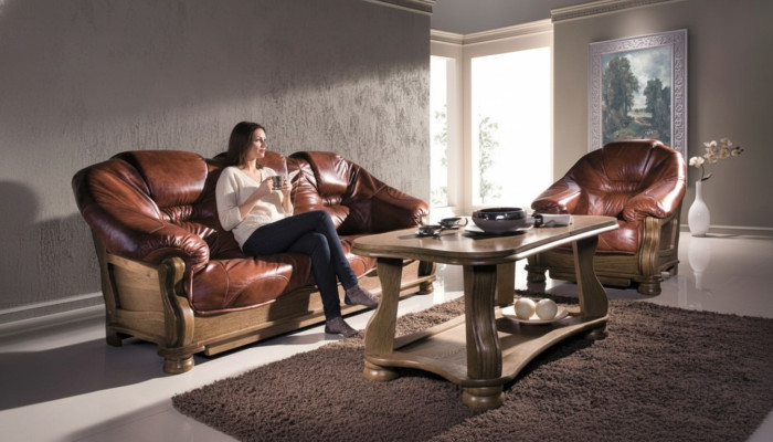 Sofa 2-seater seat classic living landscape sofas couches upholstered two-seater
