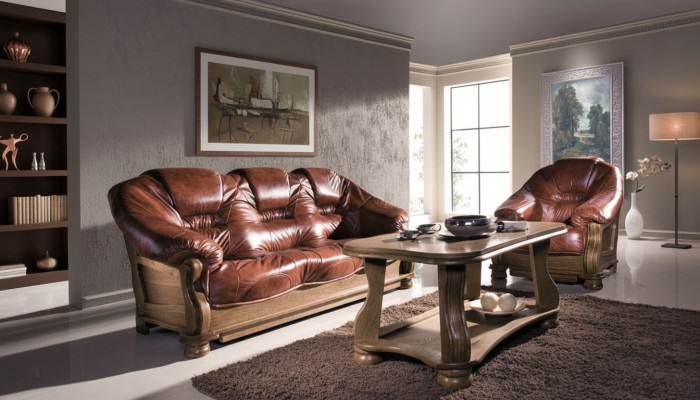 Sofa 2-seater seat classic living landscape sofas couches upholstered two-seater