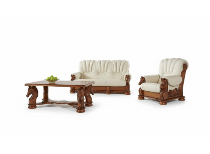 Sofa 3-seater seat classic living landscape sofas couches upholstery new