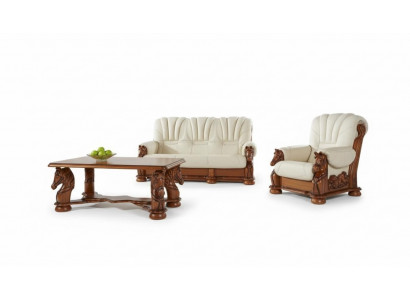 Sofa 3-seater seat classic living landscape sofas couches upholstery new