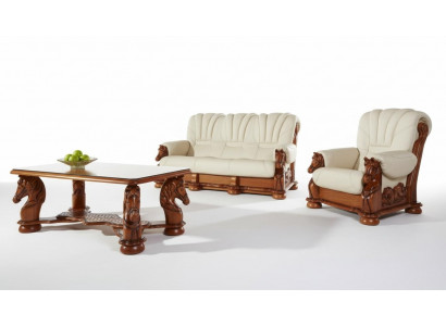 Classic two-seater couch sofas, upholstered two-seater leather decorative couches
