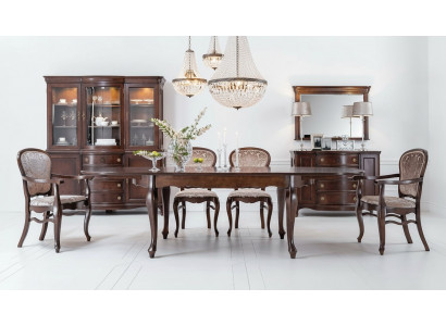 Classic antique style dining table living room wooden tables XXL big new