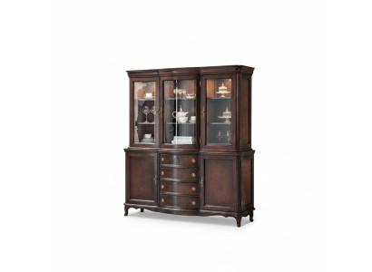 Wardrobe Noble Sideboard Wood Baroque Style Buffet Display Cabinet New