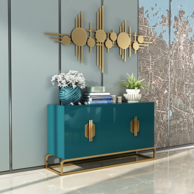 Designer dresser cupboard side low board cabinet living room