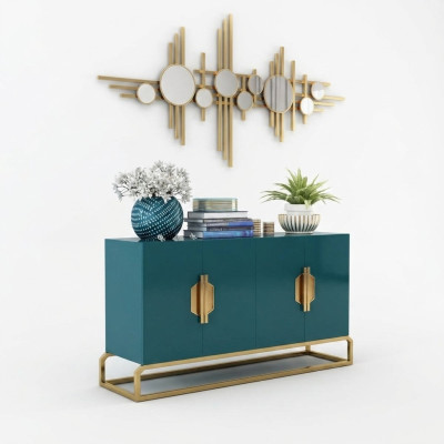 Designer dresser cupboard side low board cabinet living room