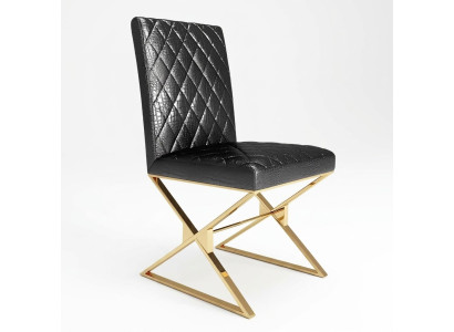 Chair 1x Dining Room Club Chairs Upholstered Chair Armchair Metal Lounge Designer New