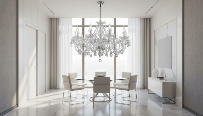 Classic Cover Chandelier Lamp Lighting Crystal New Bohemian
