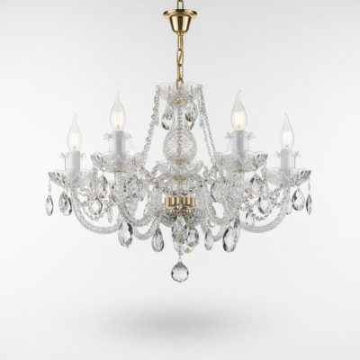 Crown Chandelier Lamp Cover Classic Crystal Lights Lighting