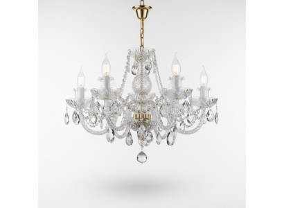 Crown Chandelier Lamp Cover Classic Crystal Lights Lighting