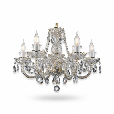 Crown chandelier lamp cover crystal classic lighting lights